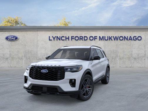 SPACE WHITE METALLIC 2026 Ford Explorer ST-Line