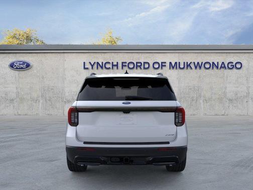 SPACE WHITE METALLIC 2026 Ford Explorer ST-Line