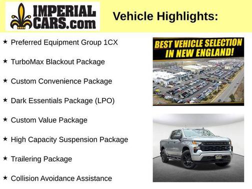 Sterling Grey Metallic 2024 Chevrolet Silverado 1500 Custom