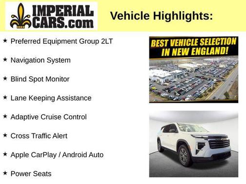 Summit White 2025 Chevrolet Traverse LT