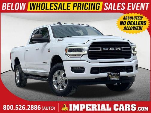Bright White Clearcoat 2021 RAM 2500 Big Horn Crew Cab 4x4 6'4' Box