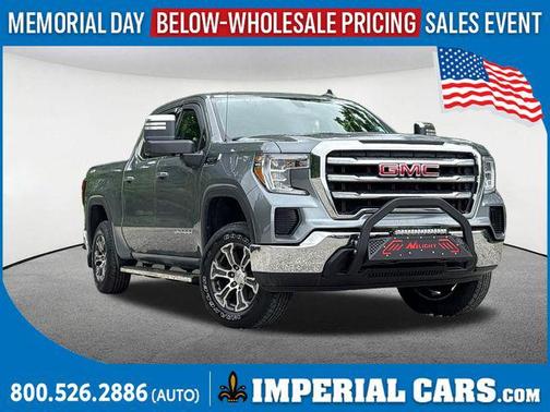 Satin Steel Metallic 2019 GMC Sierra 1500 SLE