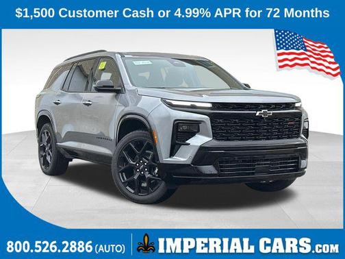 Sterling Gray Metallic 2026 Chevrolet Traverse RS