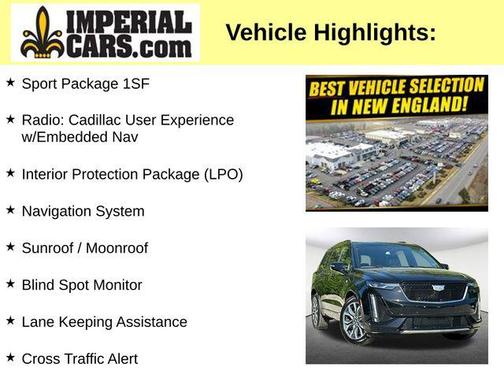 Stellar Black Metallic 2024 Cadillac XT6 Sport AWD