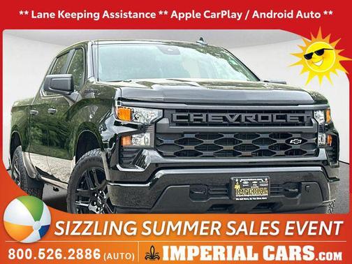 Black 2025 Chevrolet Silverado 1500 Custom