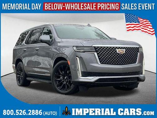 Satin Steel Metallic 2021 Cadillac Escalade Premium Luxury
