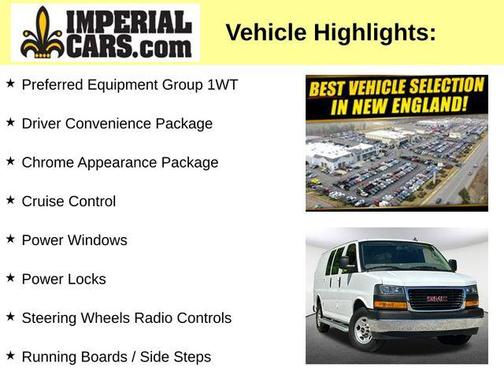 Summit White 2023 GMC Savana 2500 Work Van
