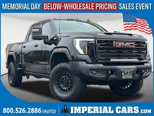 Onyx Black 2024 GMC Sierra 2500 AT4X