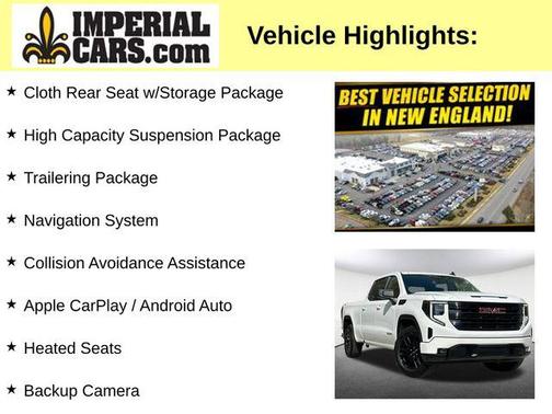 Summit White 2023 GMC Sierra 1500 Elevation
