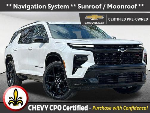 Summit White 2024 Chevrolet Traverse RS