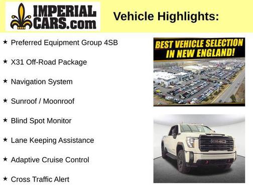 Summit White 2024 GMC Sierra 2500 AT4