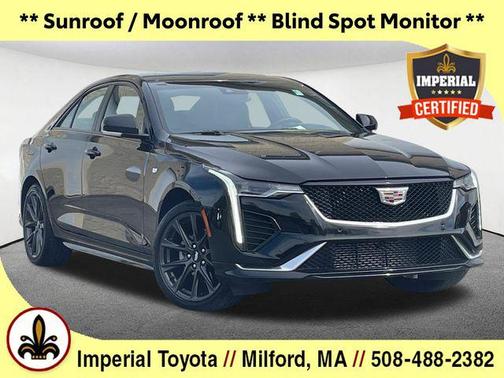 Black 2025 Cadillac CT4 Sport