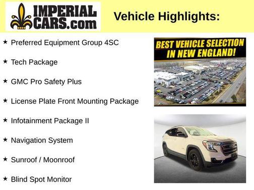 White Frost Tricoat 2022 GMC Terrain AWD AT4