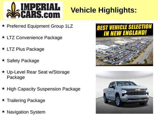 Summit White 2023 Chevrolet Silverado 1500 LTZ