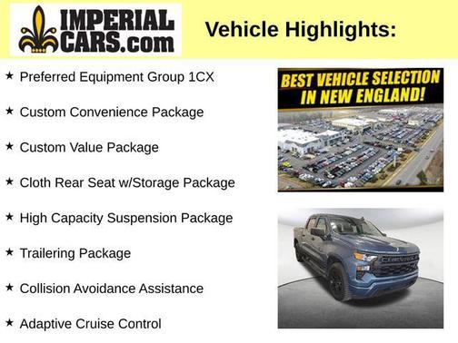 Lakeshore Blue Metallic 2024 Chevrolet Silverado 1500 Custom