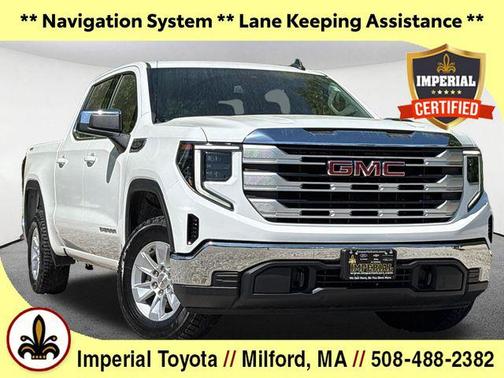 Summit White 2022 GMC Sierra 1500 SLE