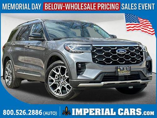 Carbonized Gray Metallic 2025 Ford Explorer Platinum