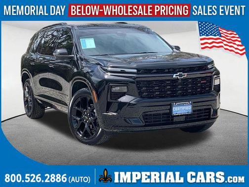 Mosaic Black Metallic 2025 Chevrolet Traverse RS