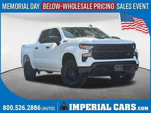 Summit White 2024 Chevrolet Silverado 1500 Custom Trail Boss