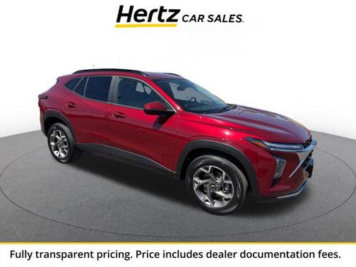Crimson Metallic 2025 Chevrolet Trax LT