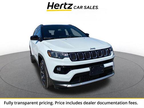 Bright White Clearcoat 2025 Jeep Compass Limited