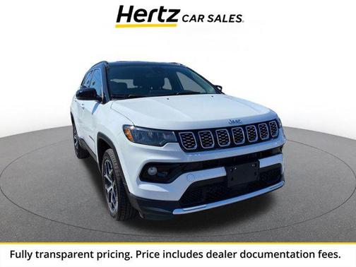 Bright White Clearcoat 2025 Jeep Compass Limited