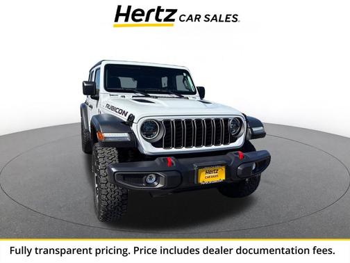Bright White Clearcoat 2025 Jeep Wrangler Rubicon