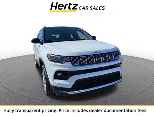 Bright White Clearcoat 2025 Jeep Compass Limited