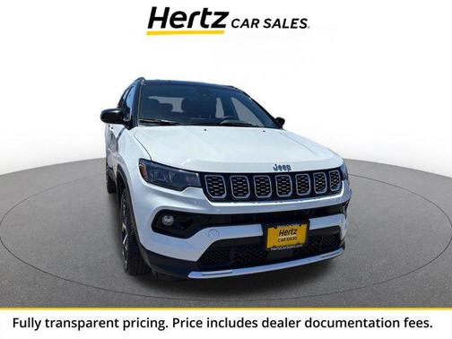 Bright White Clearcoat 2025 Jeep Compass Limited