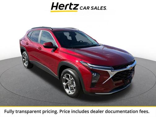 Crimson Metallic 2025 Chevrolet Trax LT