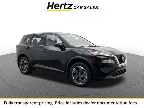 Super Black 2025 Nissan Rogue SV