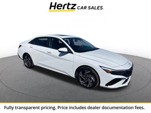 Serenity White 2025 Hyundai ELANTRA HEV Limited
