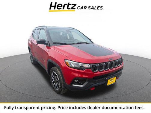Red Hot Pearlcoat 2025 Jeep Compass Trailhawk
