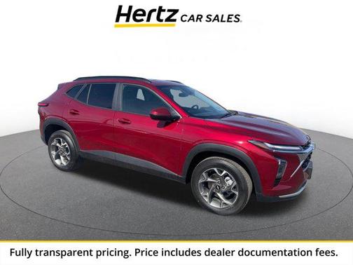 Crimson Metallic 2025 Chevrolet Trax LT