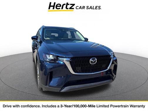 Deep Crystal Blue Mica 2025 Mazda CX-90 3.3 Turbo Preferred