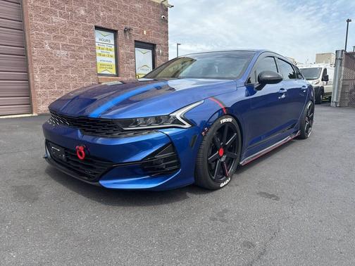 Blue 2024 Kia K5 GT 4dr Sedan
