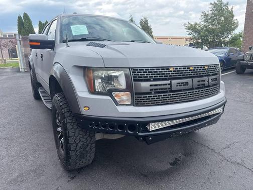 Gray 2014 Ford F-150 SVT Raptor