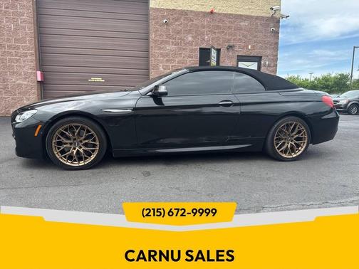 Black 2017 BMW 650 650i xDrive AWD 2dr Convertible