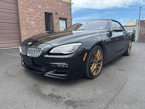 Black 2017 BMW 650 650i xDrive AWD 2dr Convertible