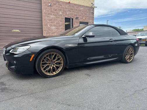 Black 2017 BMW 650 650i xDrive AWD 2dr Convertible