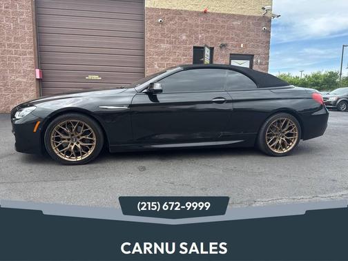 Black 2017 BMW 650 650i xDrive AWD 2dr Convertible