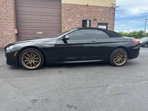 Black 2017 BMW 650 650i xDrive AWD 2dr Convertible