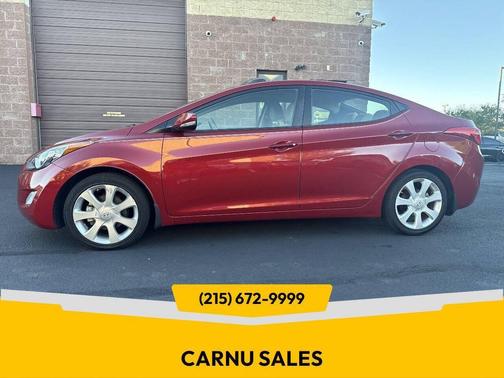 Geranium Red 2013 Hyundai ELANTRA Limited