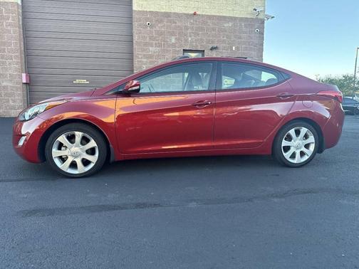 Geranium Red 2013 Hyundai ELANTRA Limited