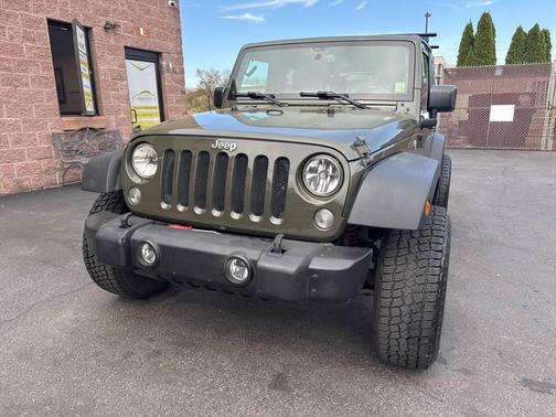 Green 2016 Jeep Wrangler Sport