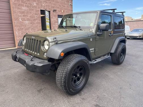 Green 2016 Jeep Wrangler Sport
