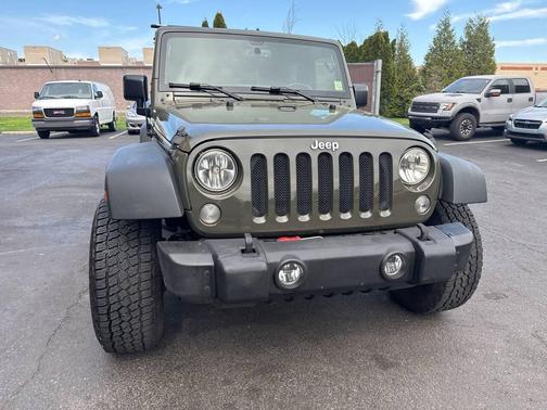 Green 2016 Jeep Wrangler Sport