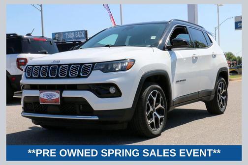 Bright White Clearcoat 2025 Jeep Compass Limited