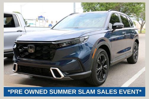 Canyon River Blue Metallic 2026 Honda CR-V Hybrid Sport Touring AWD