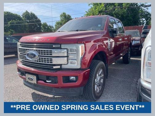Red Metallic 2017 Ford F-350 Platinum